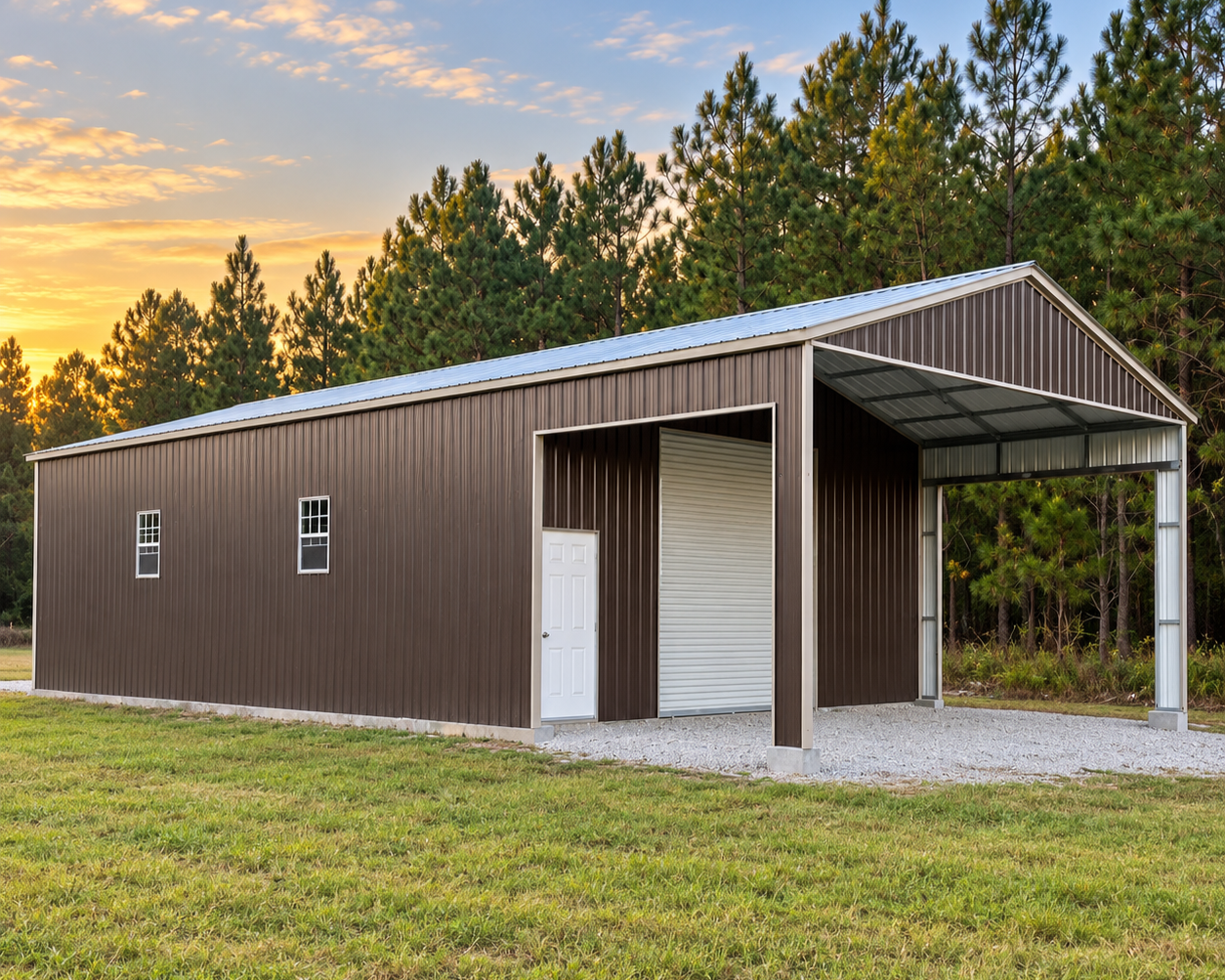 30 x 65 Utility Garage