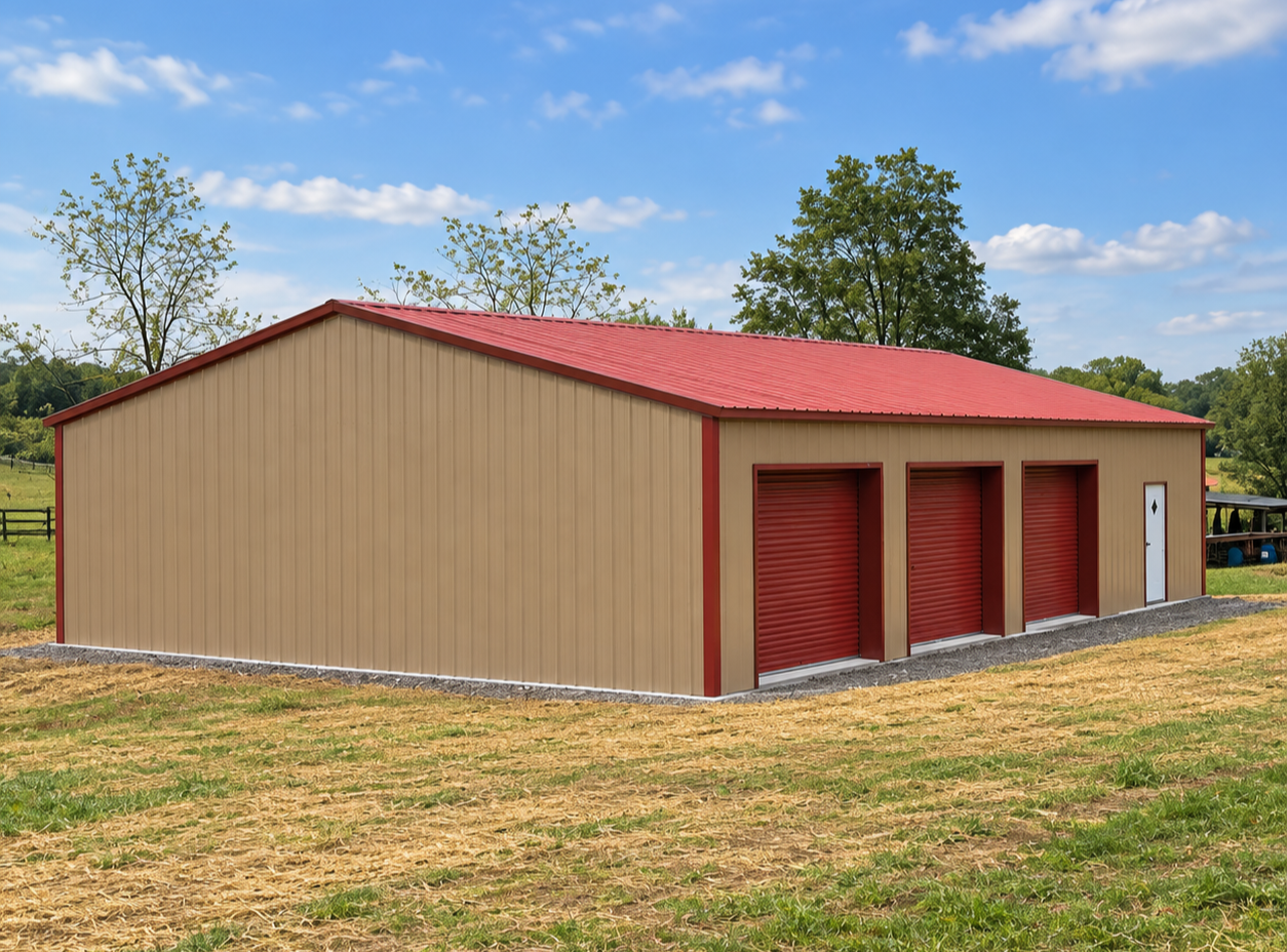 32 x 48 Commercial Metal Building
