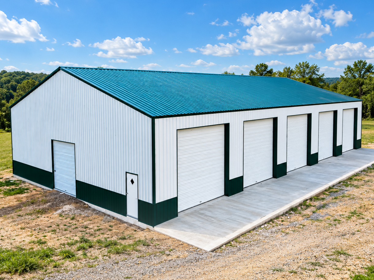 60 x 100 Commercial Grade Steel Building