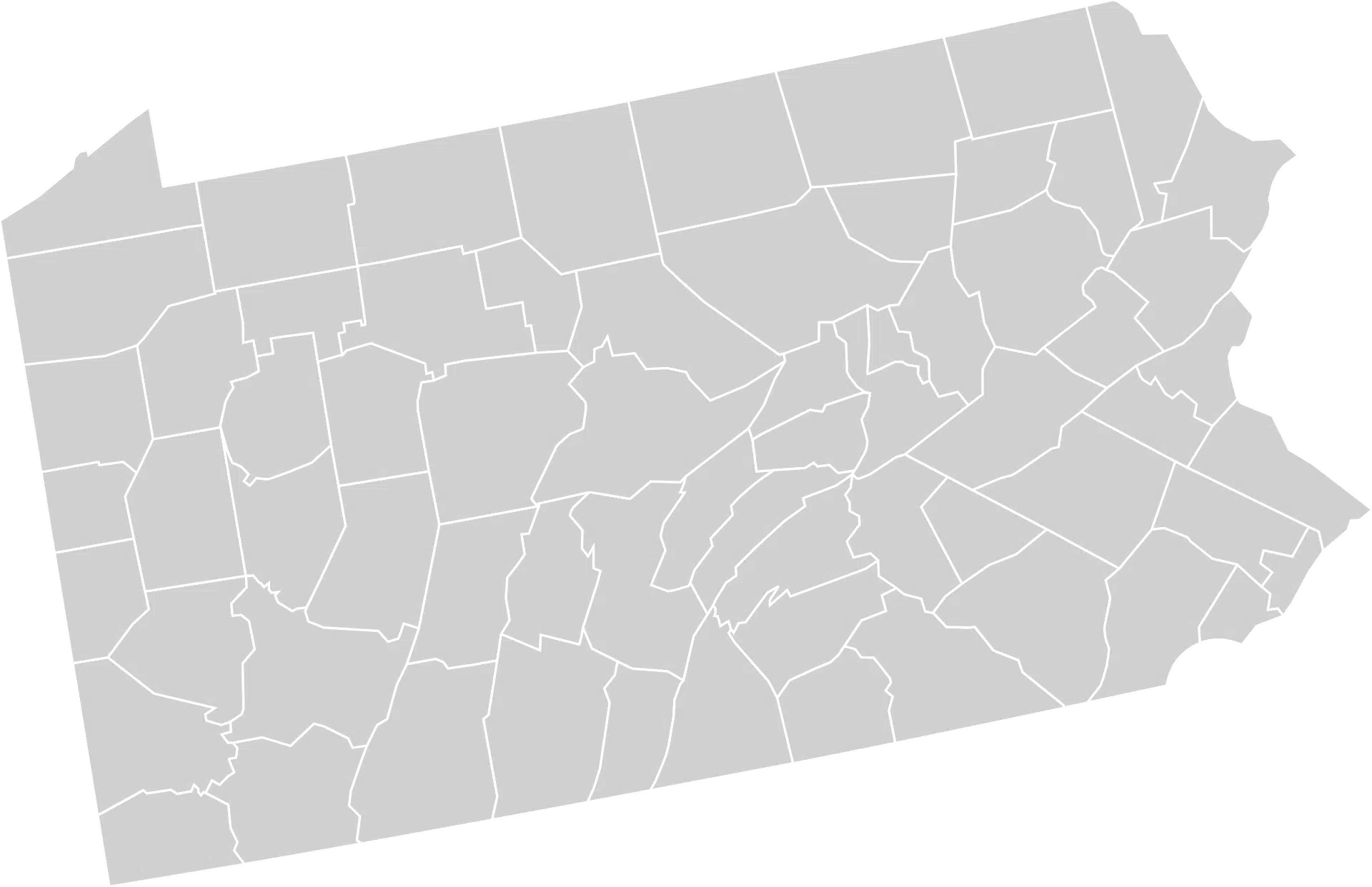 Pennsylvania metal buildings service area map